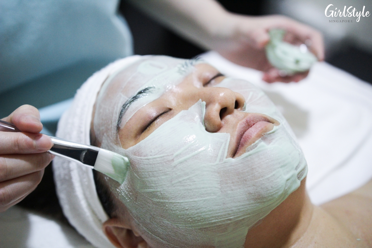 amber belia youth restorative facial soothing mask singapore