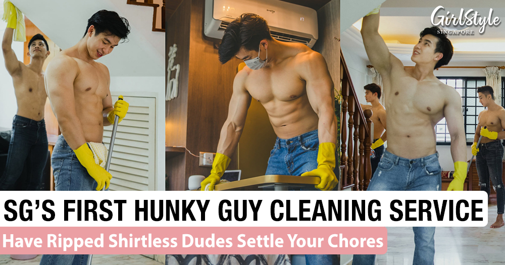 Singapore's First Hunky Guy Cleaning Service Is Open For Booking