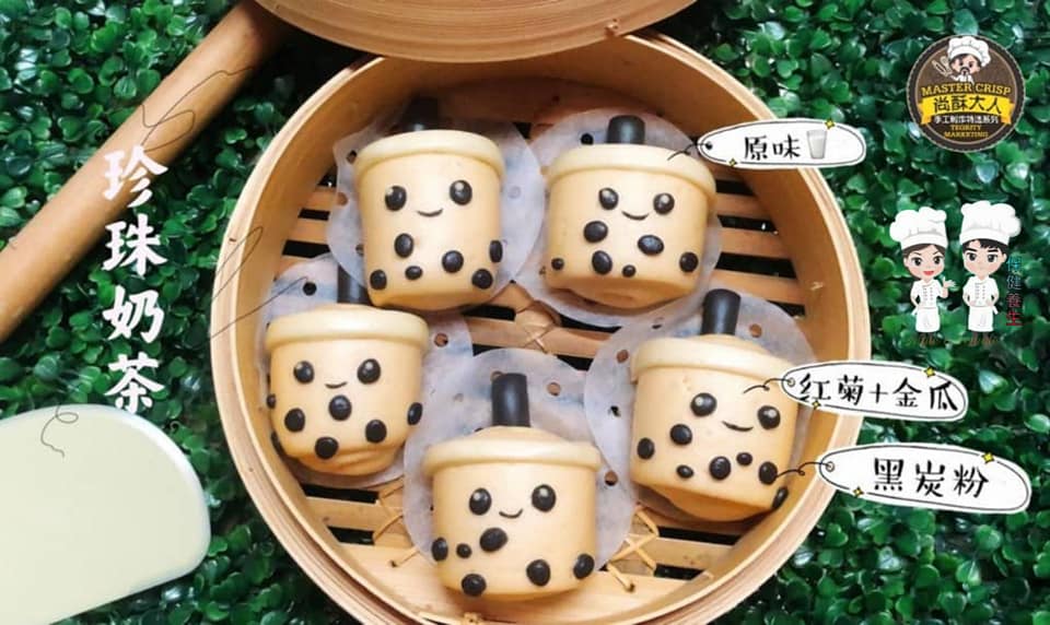 bubble tea mantou