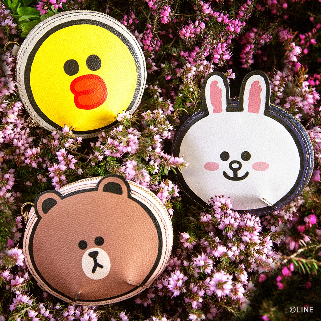 line friends furla coin pouch