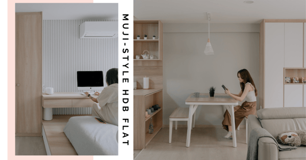 Cosy Muji-Style HDB Flat With Walk-In Wardrobe Looks Bright, Spacious & Airy