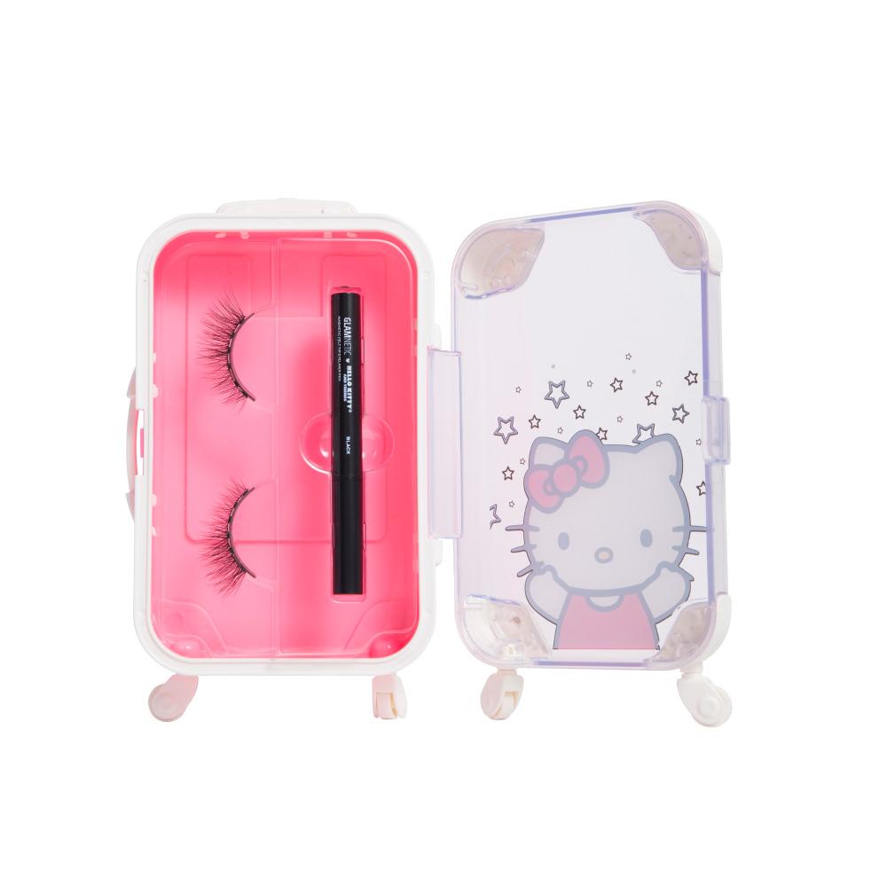 hello kitty suitcase magenatic lashes glamnetic