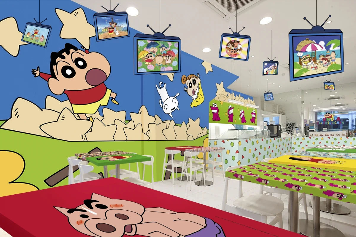 Crayon Shinchan cafe Singapore