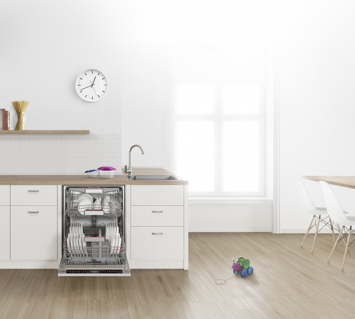 Bosch dishwasher in a kitchen