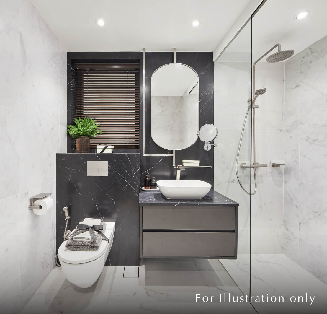 one berham tanjong pagar condo bathroom