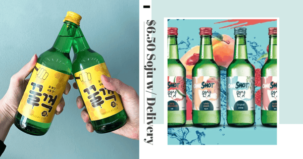 Stickies Bar Has Discounted Korean Soju At Just $6.50/Bottle, Free 1-Hour Delivery Till 4AM Daily