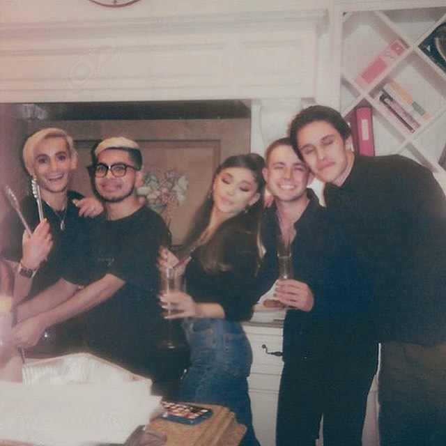 ariana grande and husband dalton gomez and friends