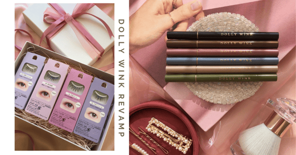 Dolly Wink Has New Coloured Eyeliners & Natural-Looking Half-Lashes Including Pink-Tipped Ones
