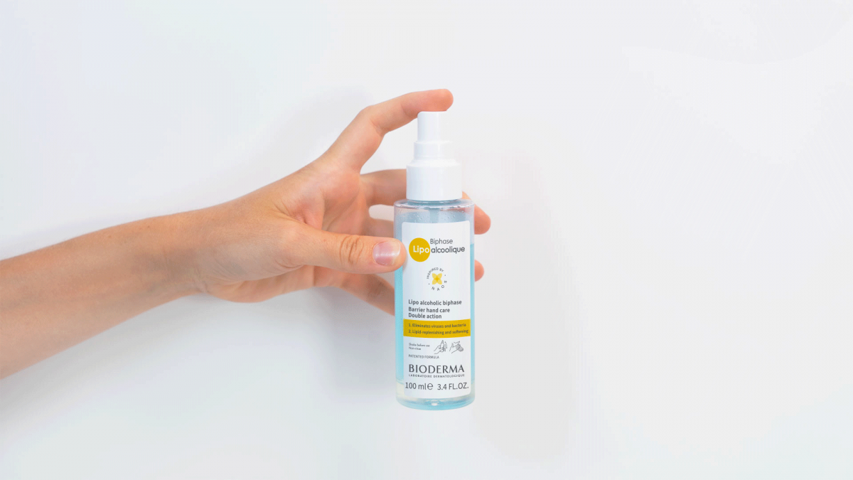Bioderma Biphase Lipo alcoolique hand sanitiser Singapore