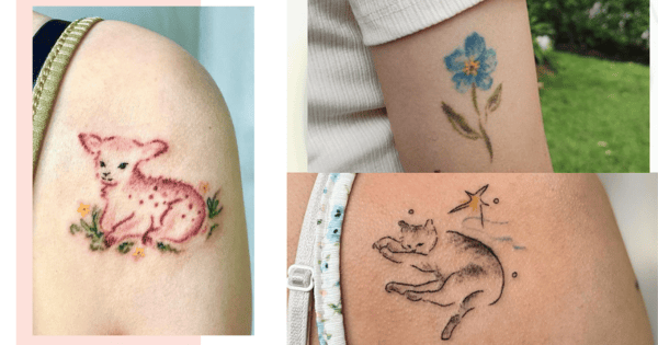 Local Tattoo Artist Creates Dreamy, Delicate & Colourful Hand-Poked Tattoos