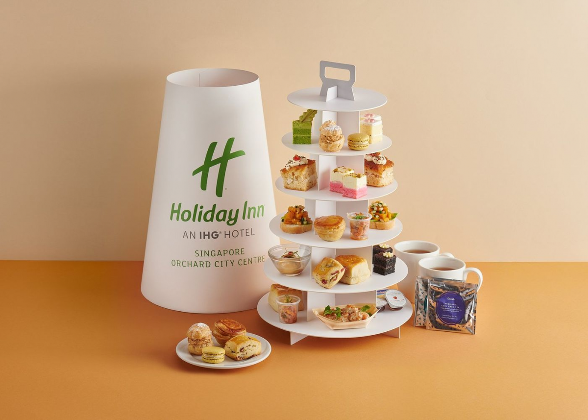 Window on the Park afternoon tea delivery Holiday Inn Singapore