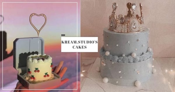 Local IG Store Sells Cakes With Crowns & Mini Cakes In Jewellery Boxes Fit For A Queen