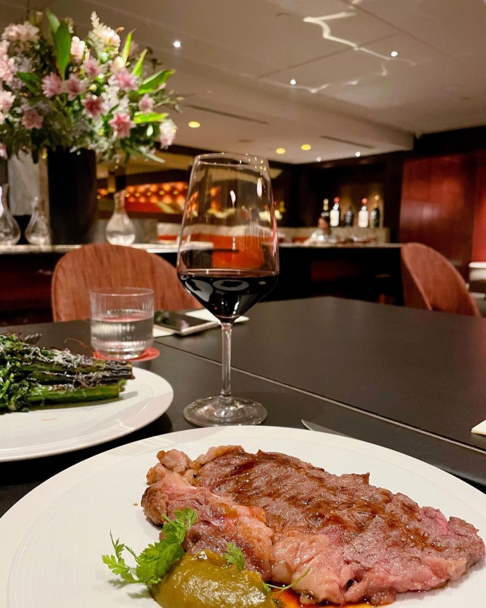 Gemma pink steakhouse Singapore