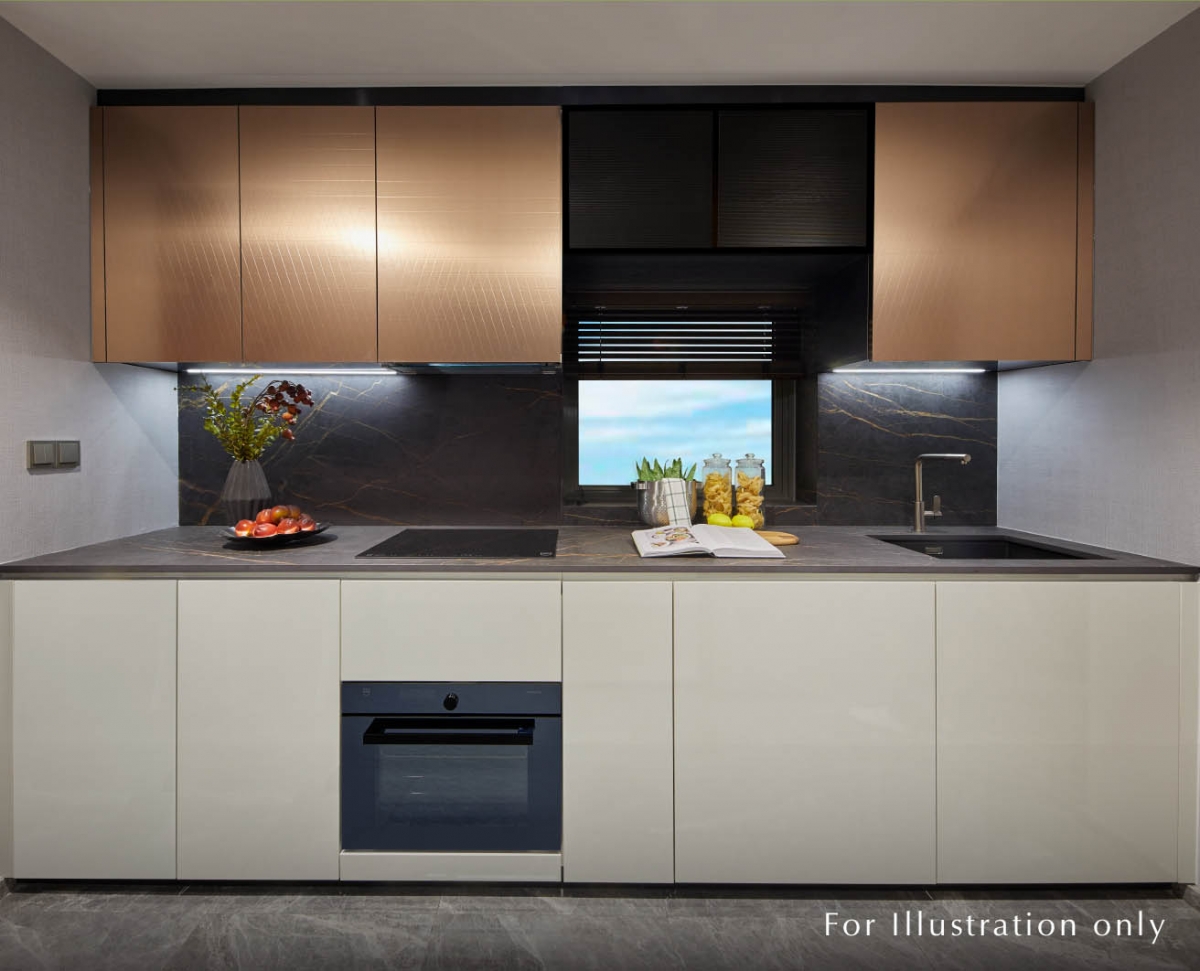 one berham tanjong pagar condo kitchen