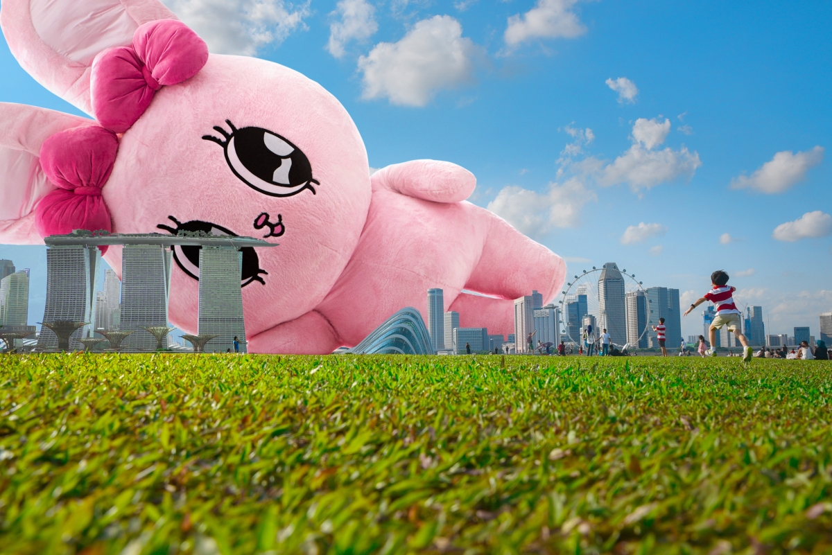 Pomelo x Esther Bunny in Singapore