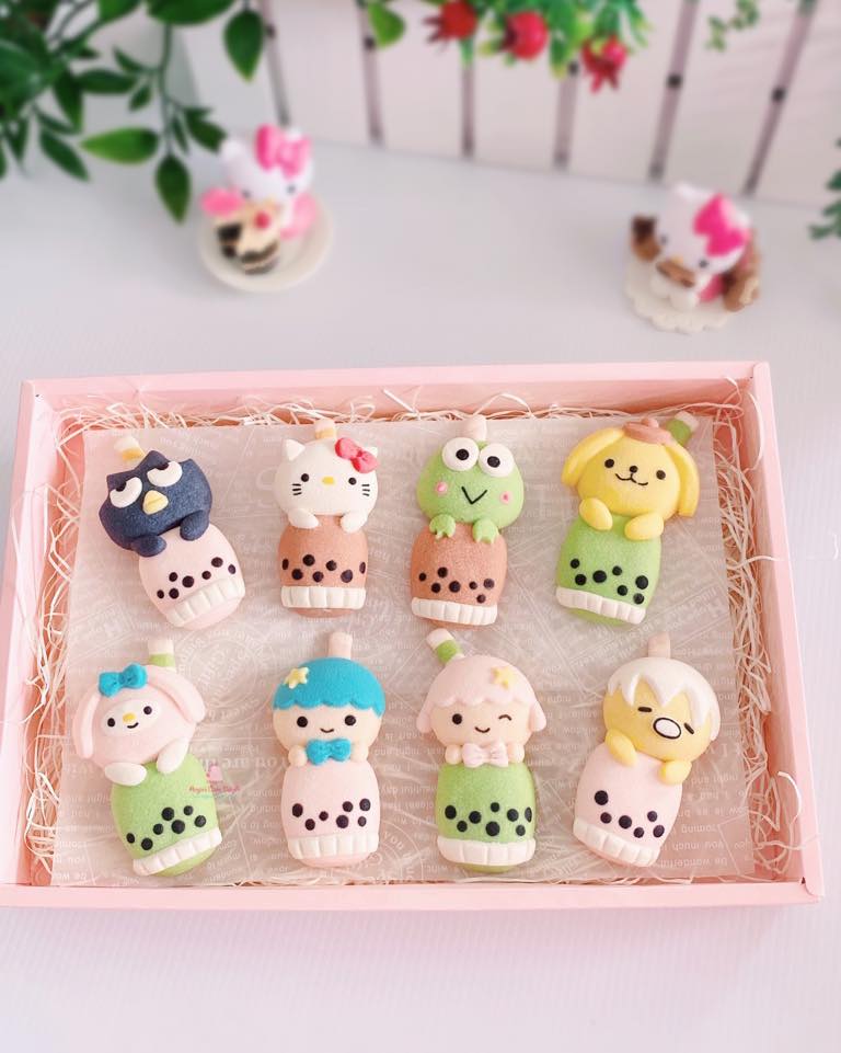 Angie's Cake Delight sanrio bubble tea chiffon cake