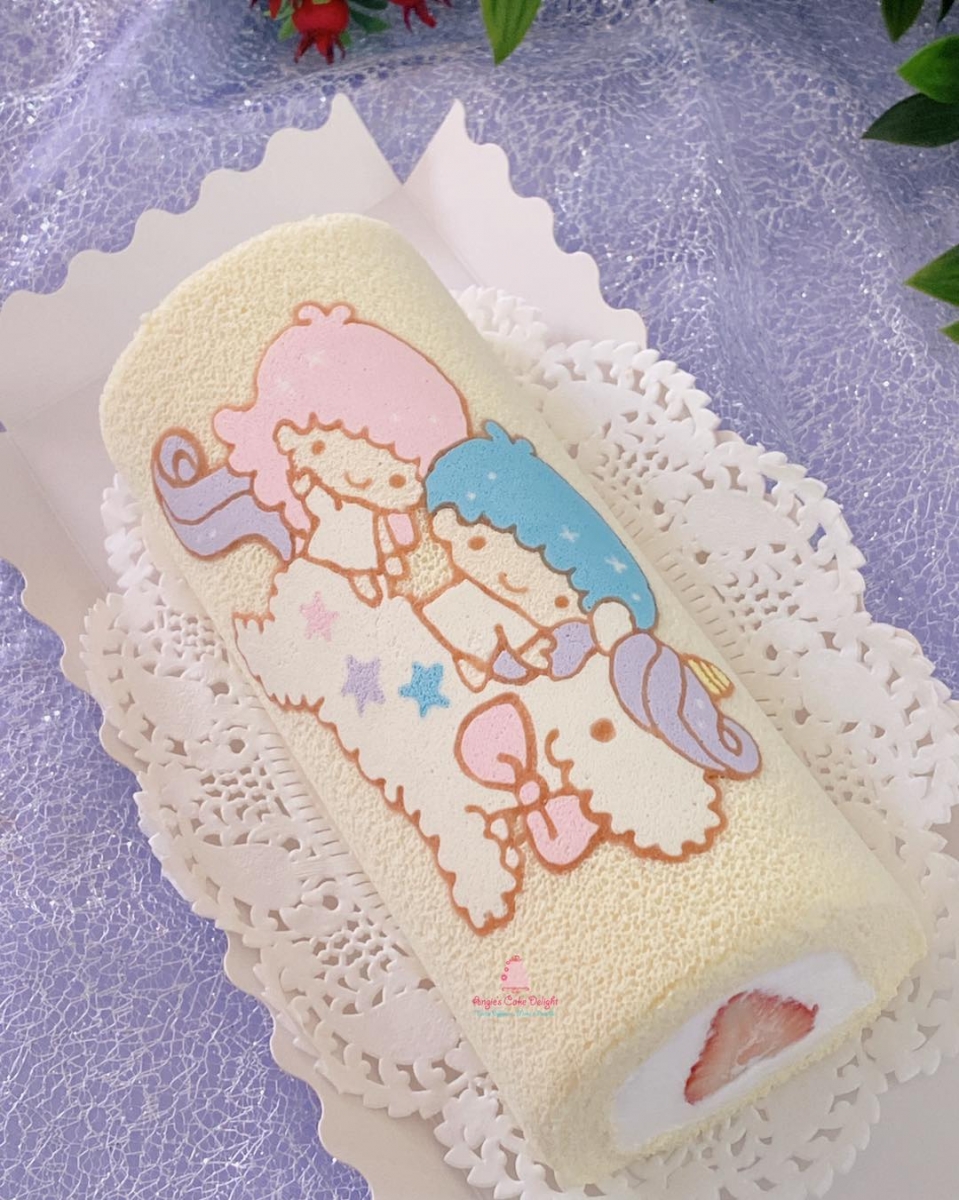 Angie's Cake Delight little twin stars chiffon roll cake