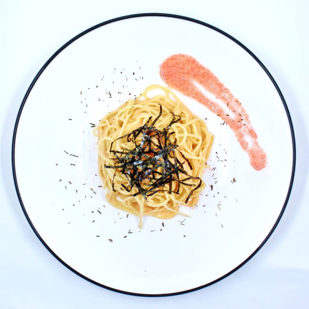 Mentaiko pasta cafe monochrome singapore