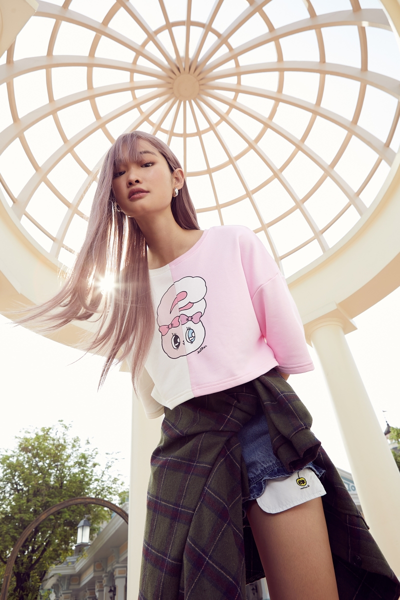 Esther Bunny x Pomelo Apparel In Pastel Hues Available In Singapore