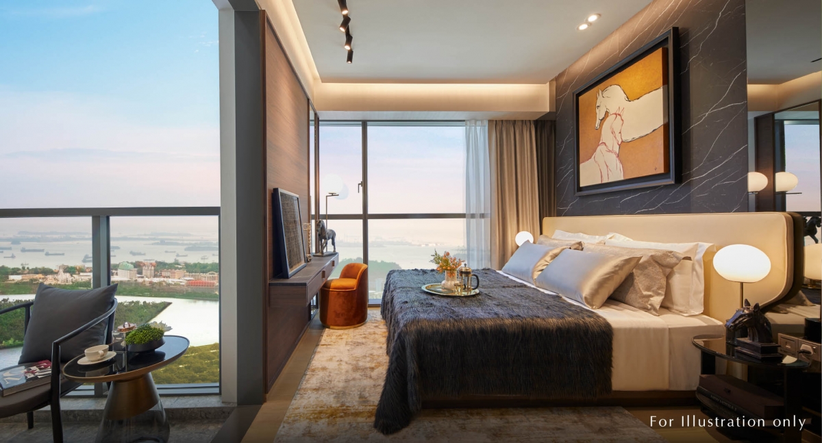 one berham bedroom tanjong pagar condo