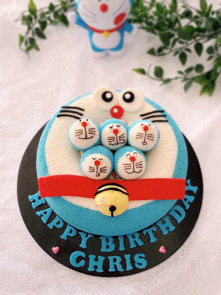 doraemon chiffon cake angies cake delight