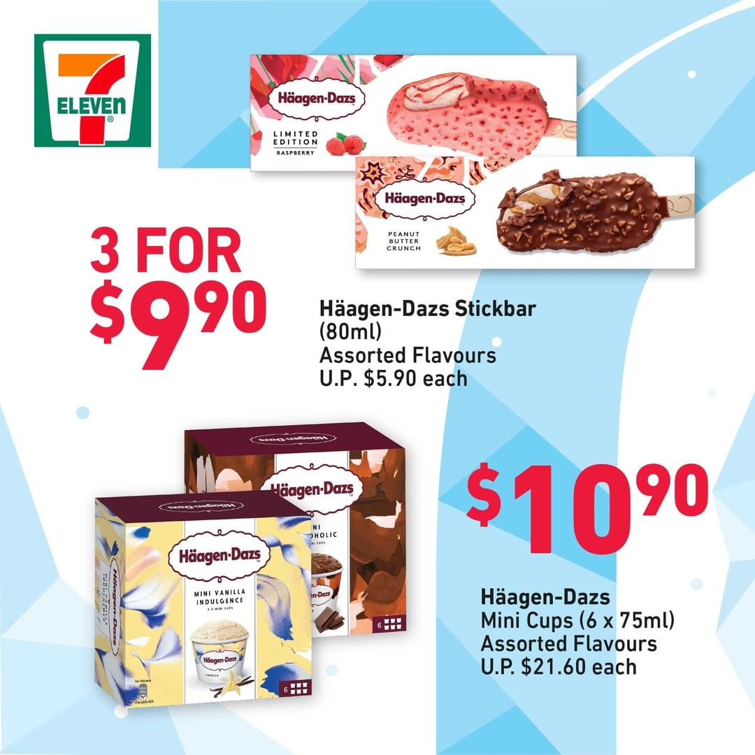 7-Eleven Singapore Häagen-Dazs ice cream special