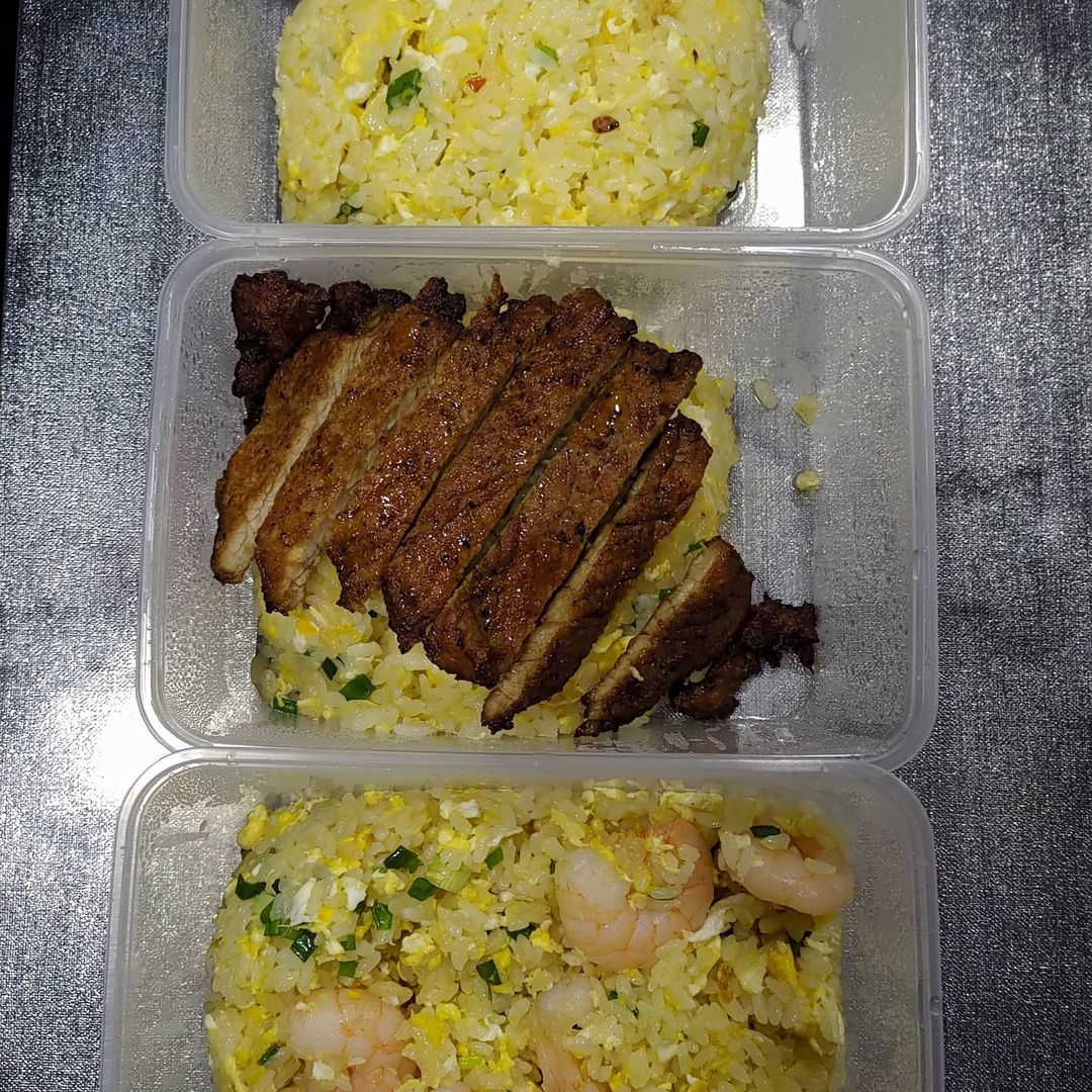 Chef Wang Fried Rice egg pork chop