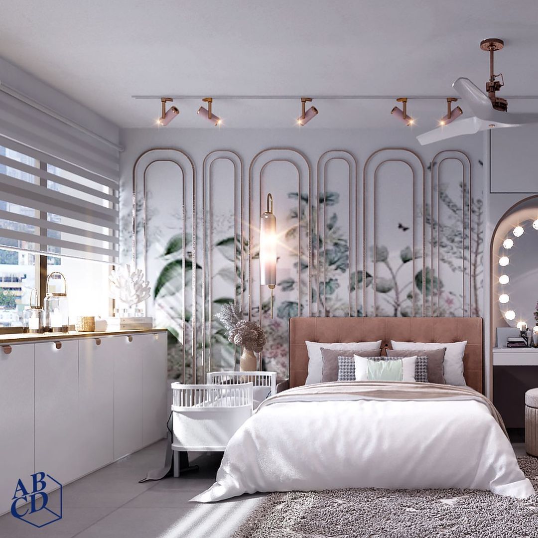 Pink HDB flat Tampines A Blue Cube Design Singapore