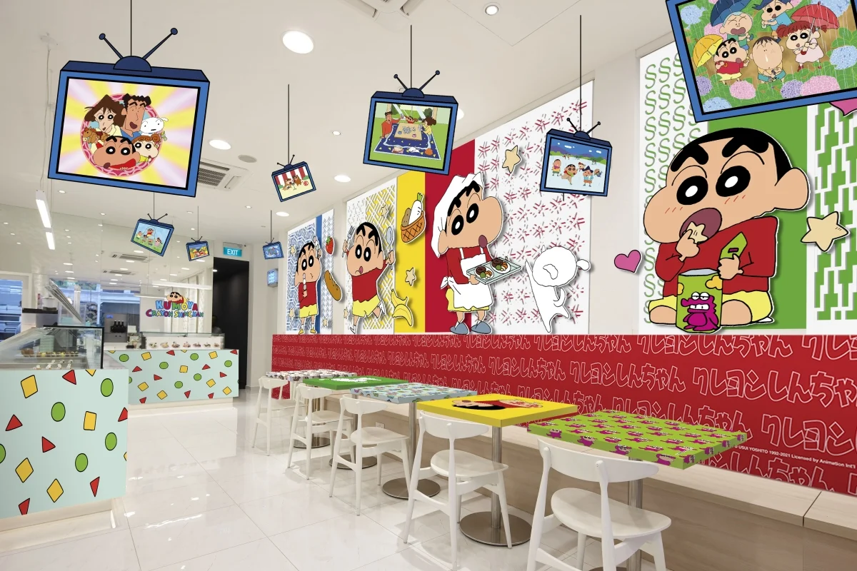 Crayon Shinchan cafe Singapore