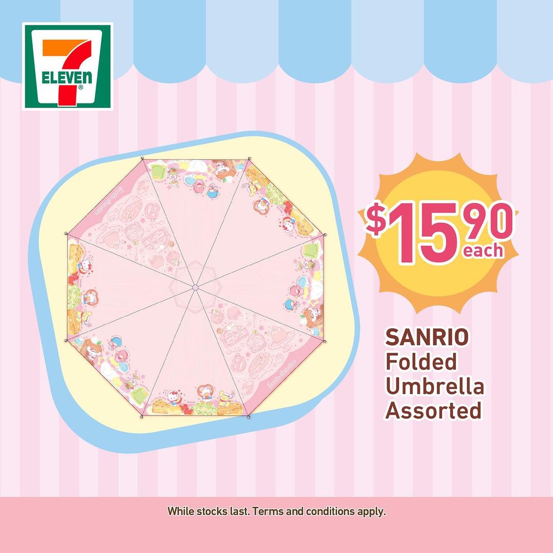 7 eleven singapore sanrio umbrella