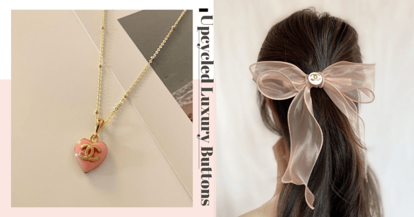 Korean Label Upcycles Luxury Vintage Buttons Into Jewellery & Hair Accessories, Ships Free To Singapore
