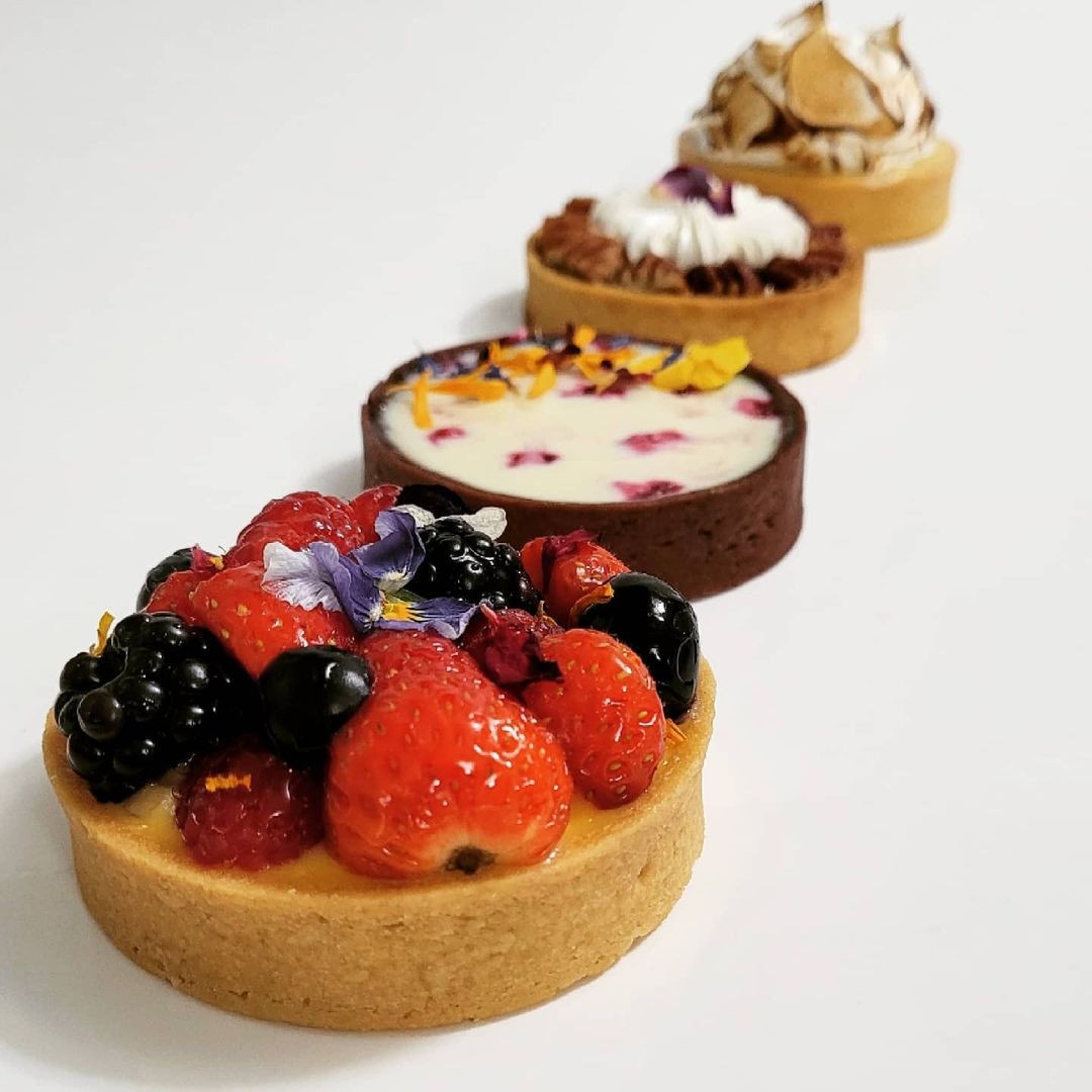 fruit edible flower tartlets Tartistry by M singapore