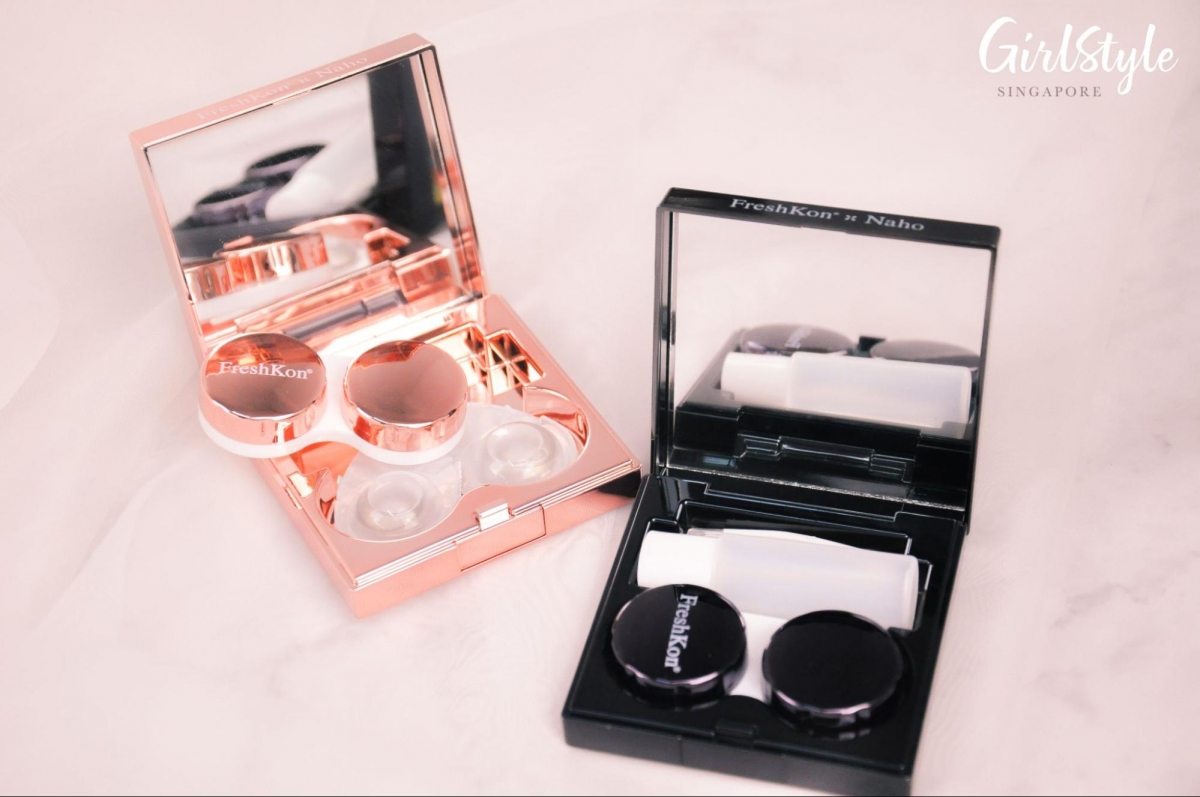 Freshkon Naho Singapore metallic contact lens case