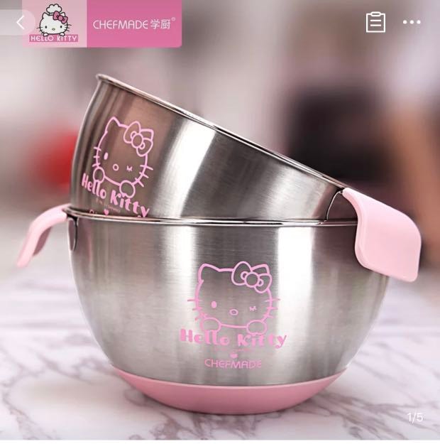 CHEFMADE Hello Kitty 20cm Stainless Steel Egg Bowl