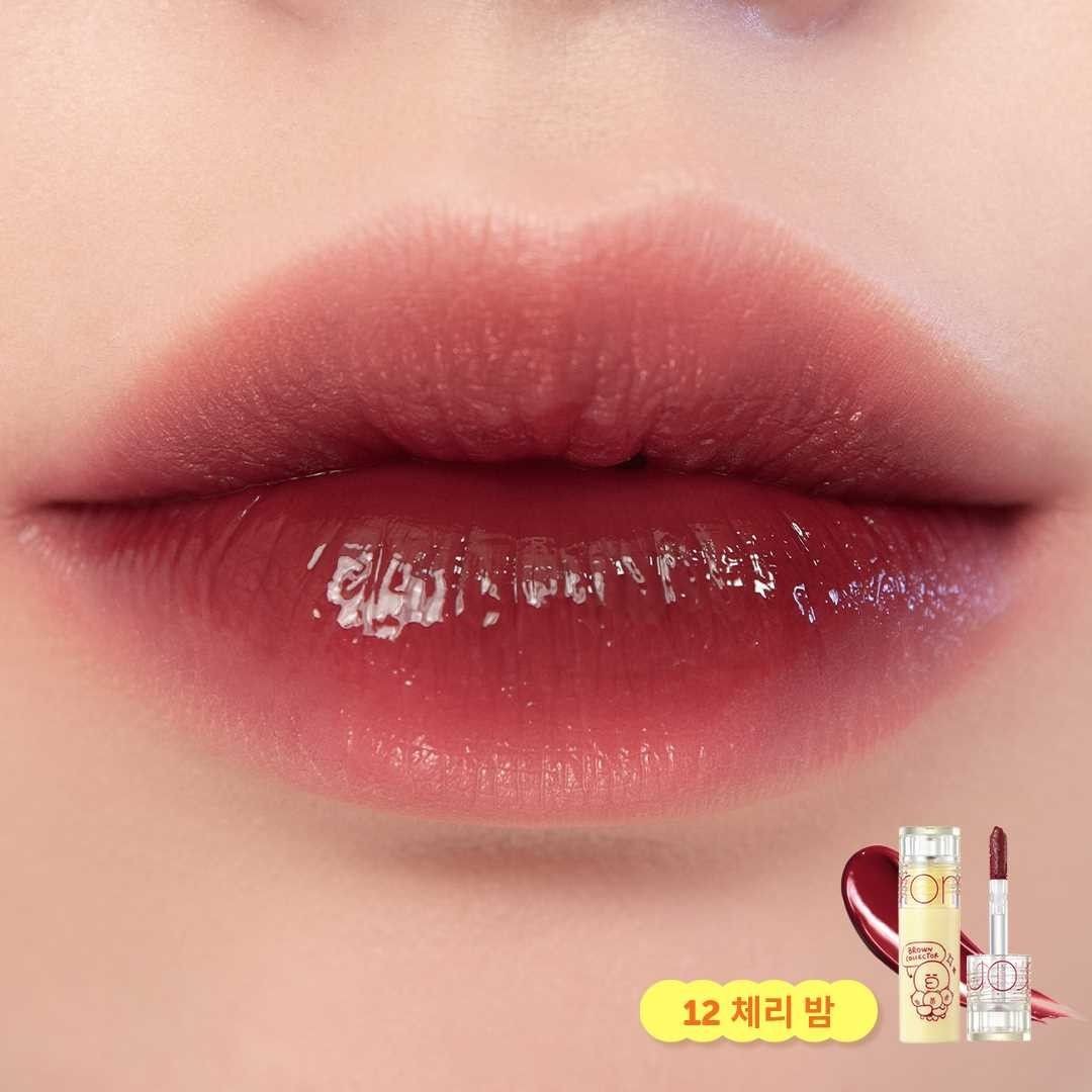 rom&nd x LINE FRIENDS Juicy Lasting Tint mini LF12 Cherry Bomb