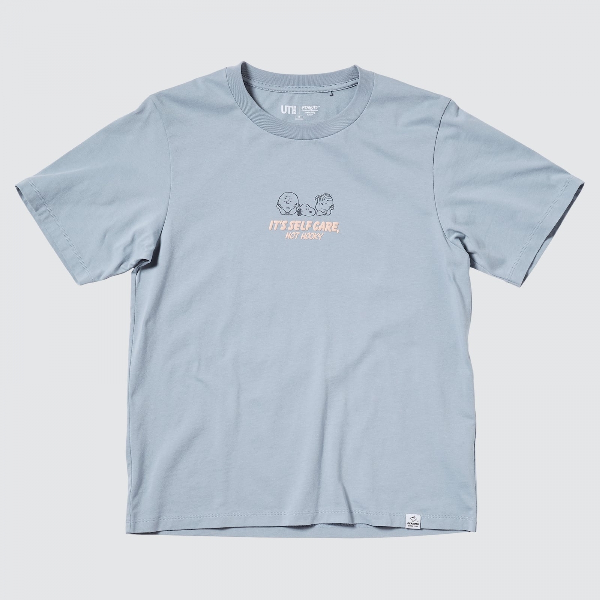 uniqlo singapore peanuts snoopy blue tshirt