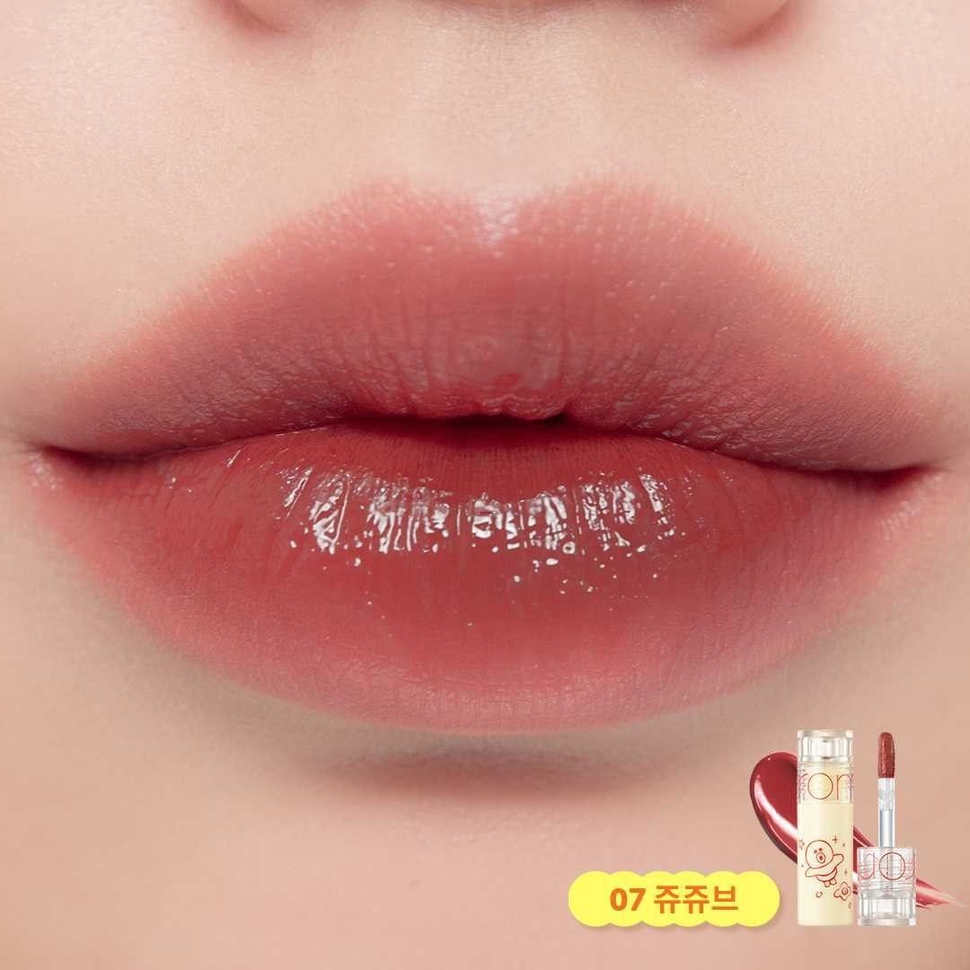 rom&nd x LINE FRIENDS Juicy Lasting Tint mini LF07 Jujube