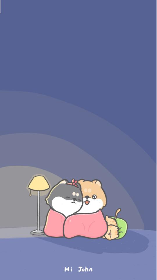 blanket shiba inu hi john phone wallpaper