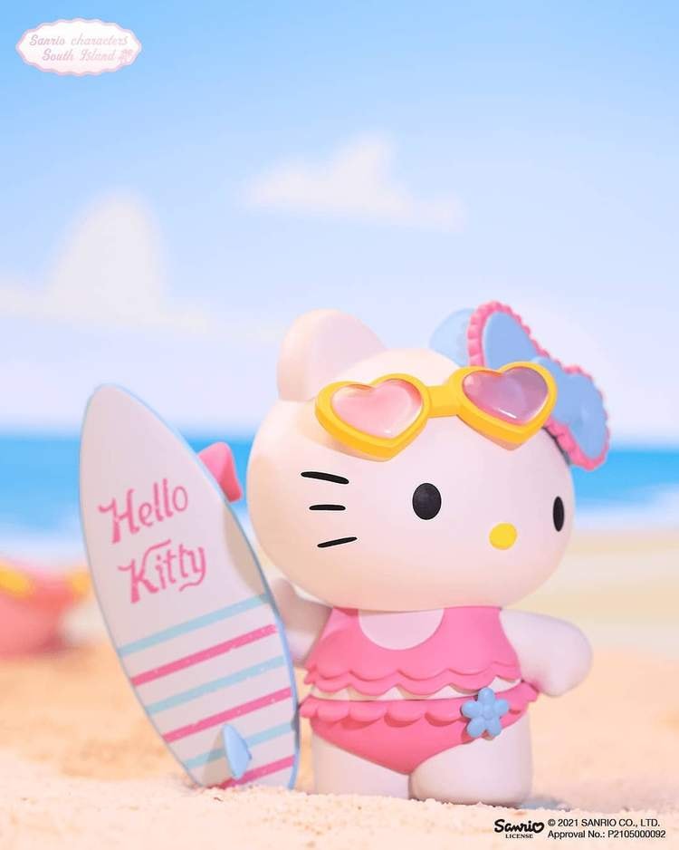 POP MART Hello Kitty surfing