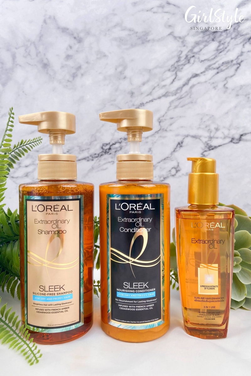 Loreal Sleek hair care range