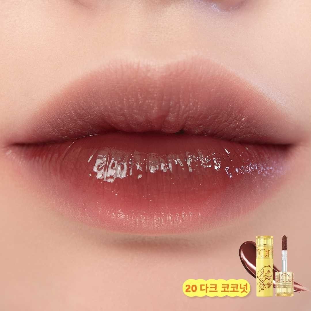 rom&nd x LINE FRIENDS Juicy Lasting Tint mini LF20 Dark Coconut