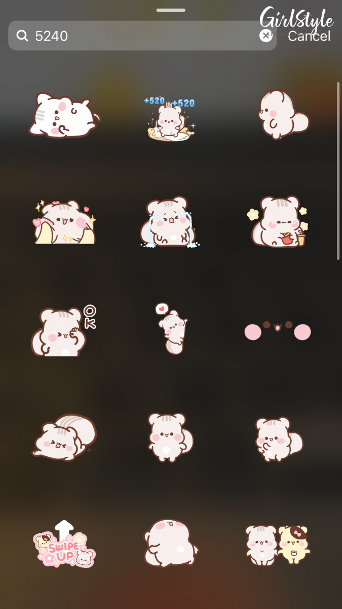 sweethouse squirrel instagram story sticker GIFs