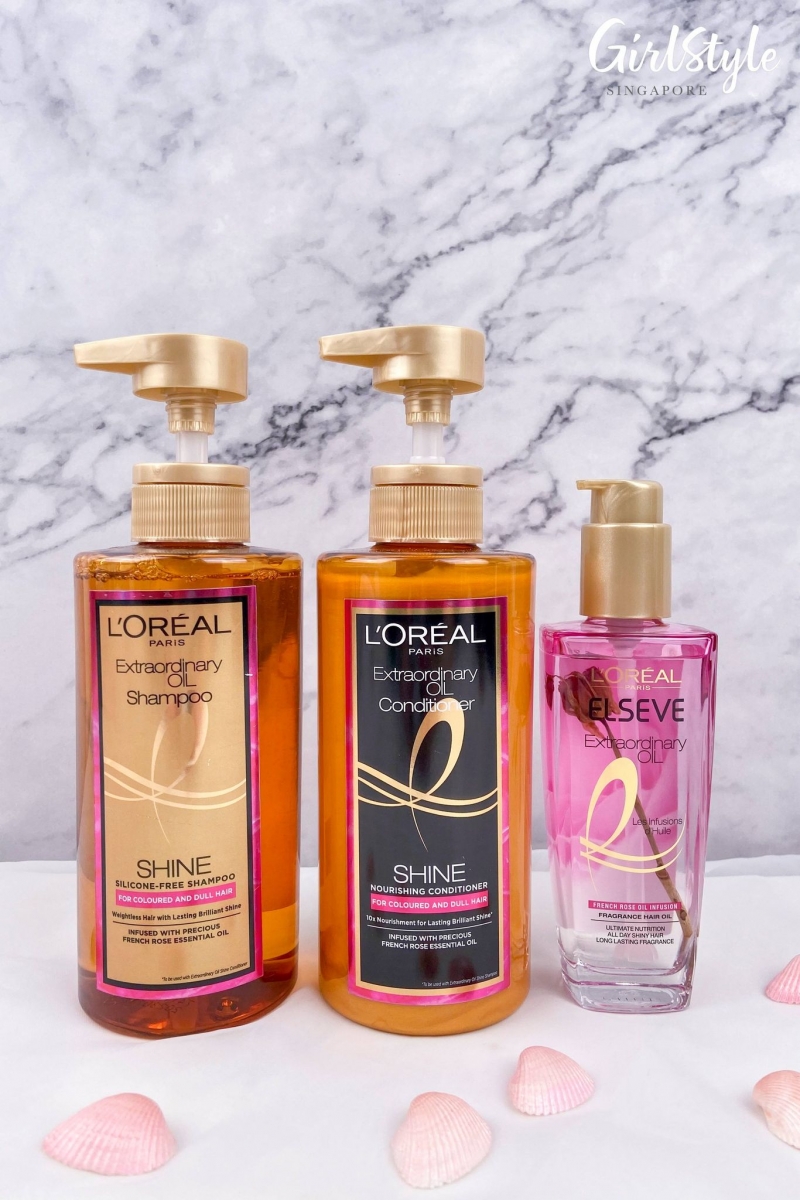 Loreal hair care Shine range