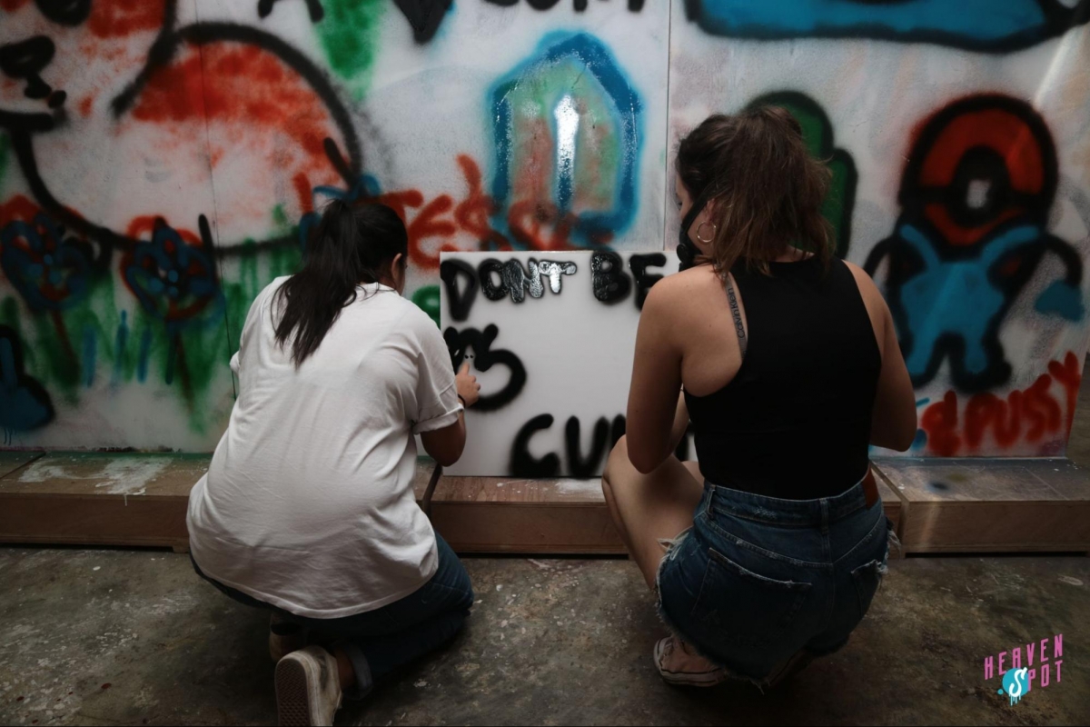 Heaven Spot Singapore graffiti art studio