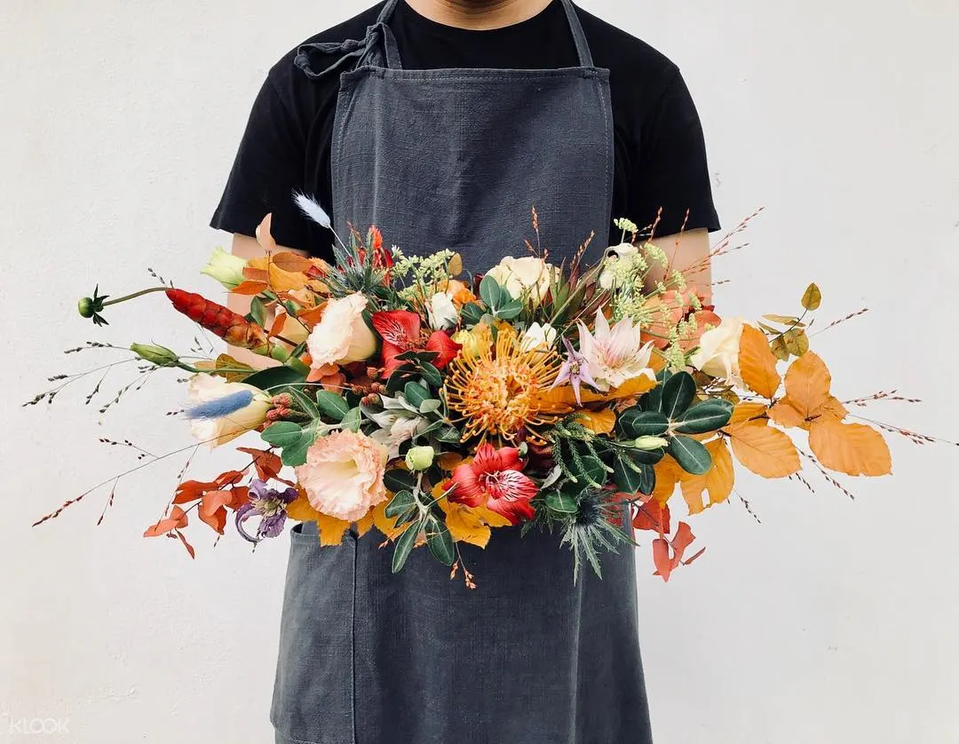 Floral arrangement diy kit online workshop Singapore