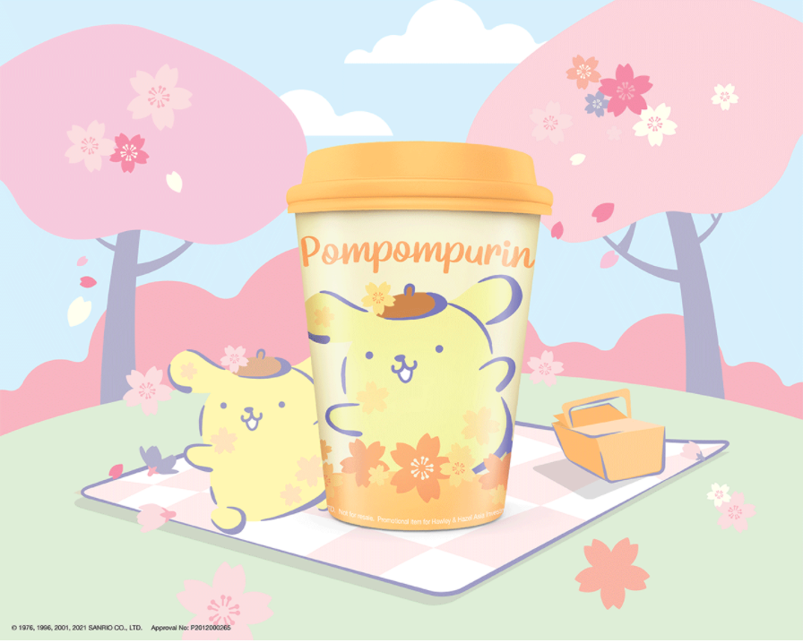 pompompurin darlie sanrio coffee cup