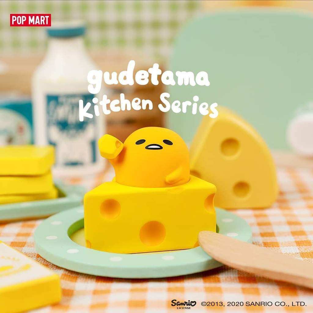 POP MART Gudetama on cheese