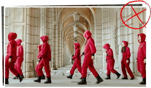 Money Heist: The Experience costume