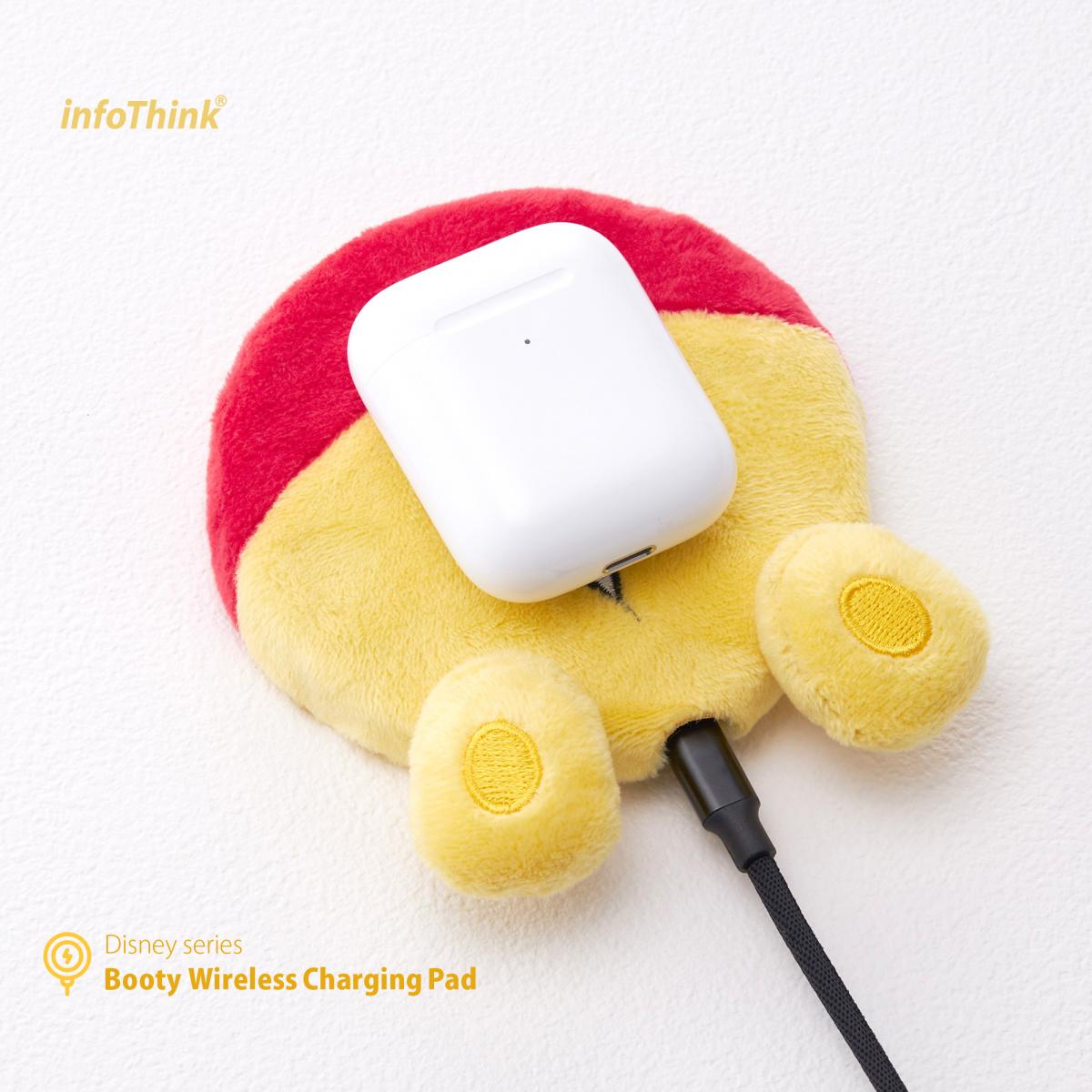infothink booty wireless airpods charging pad winnie pooh