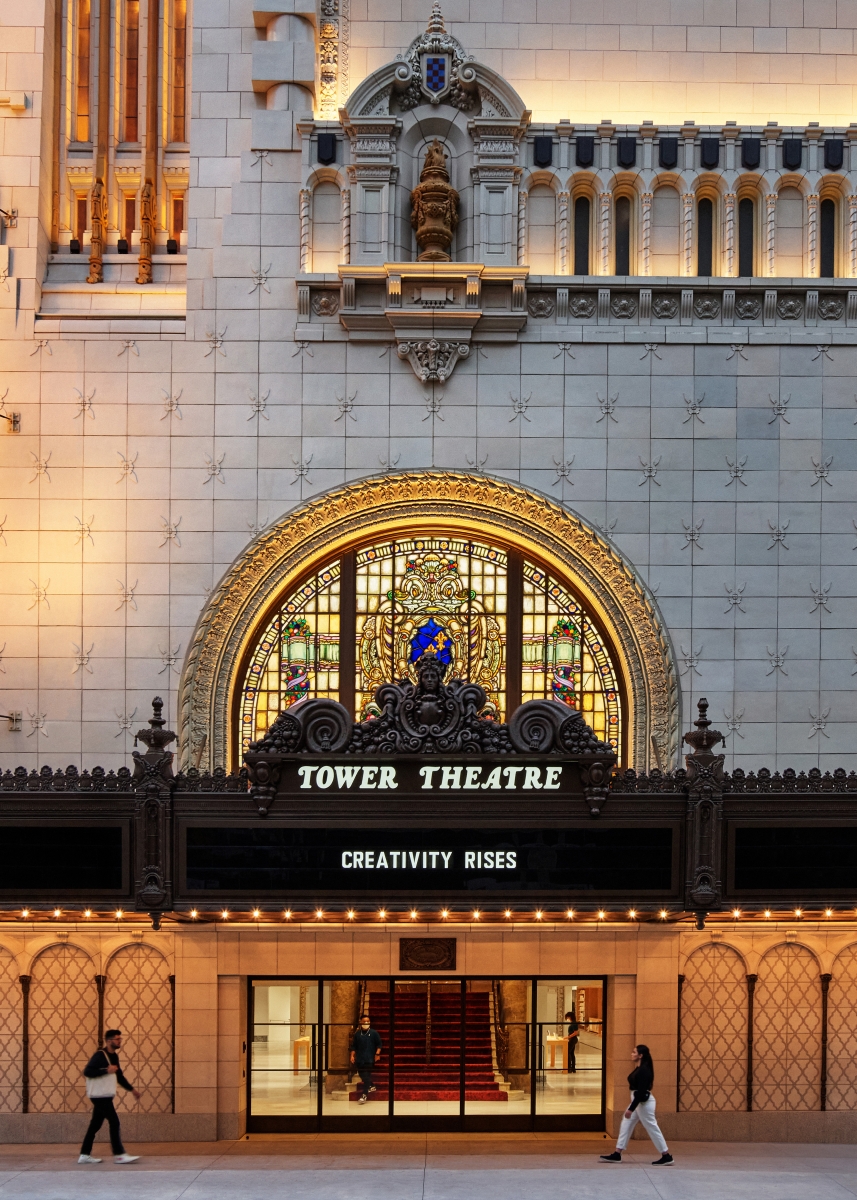 Apple Tower Theatre lobby